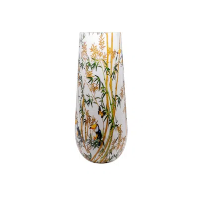 Nila Parmar Designs Neutrals Bamboo Tall Cylinder Vase