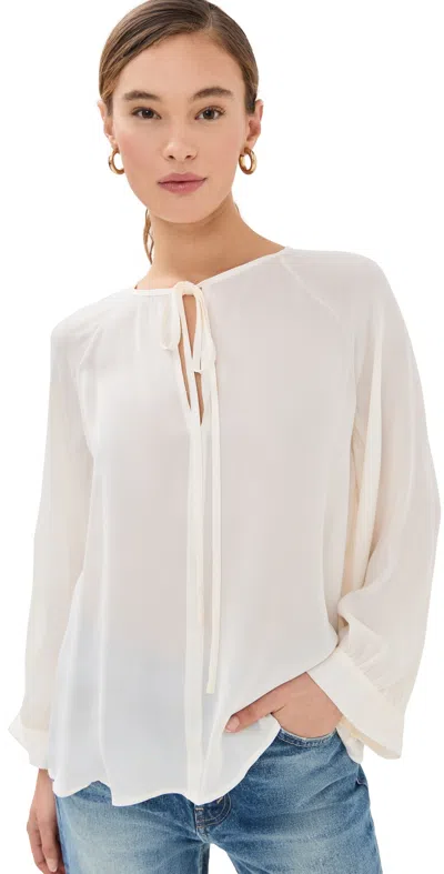 Nili Lotan Acadia Blouse Ivory