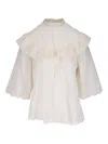 Nili Lotan Alain Blouse Ivory