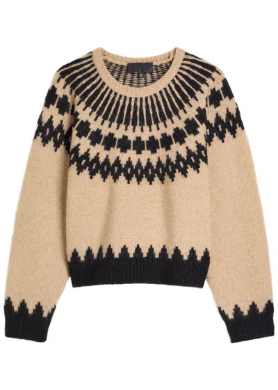 NILI LOTAN NILI LOTAN ALENA FAIR ISLE ALPACA-BLEND JUMPER