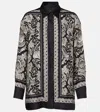Nili Lotan Alfie Printed Shirt