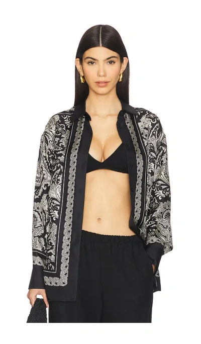 Nili Lotan Alfie Printed Shirt