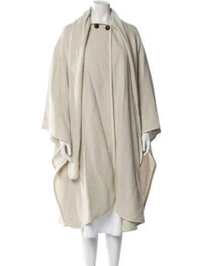 Pre-owned Nili Lotan Alpaca Coat In Neutral