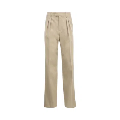 Pre-owned Nili Lotan Alphonse Pleated Tailoring Pant 'roosevelt Khaki' | Women's Size 4 In Brown