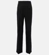 Nili Lotan Alphonse Virgin Wool Straight Pants In Black