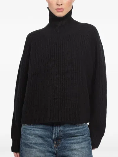 Nili Lotan Amaya Roll-neck Sweater In Black