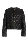 NILI LOTAN AMY QUILTED LEATHER JACKET