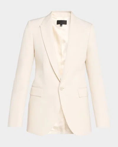 Nili Lotan Anabel Single-breasted Blazer In White