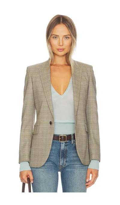 Nili Lotan Anabel Tailored Jacket In Gray