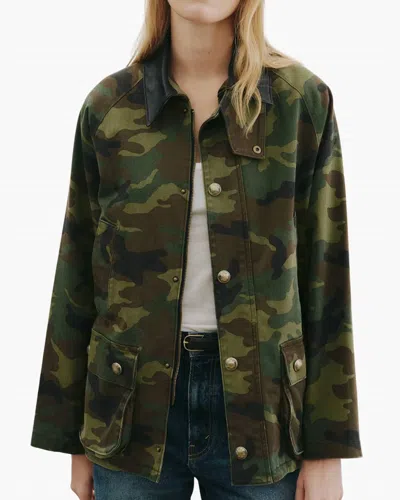 Nili Lotan Andrew Parka Jacket In Camoflauge In Multi