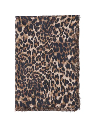 Nili Lotan Animalier Scarf In Multi
