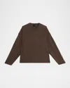 Nili Lotan Anisa Cashmere Sweater In Redwood Melange In Brown