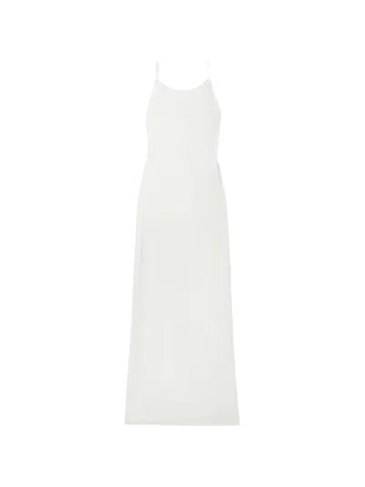 Nili Lotan Annette Stretch-jersey Maxi Dress In Transparent