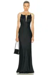 Nili Lotan Ardelle Gown In Black