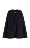 Nili Lotan Arianna Wool-blend Cape In Blue