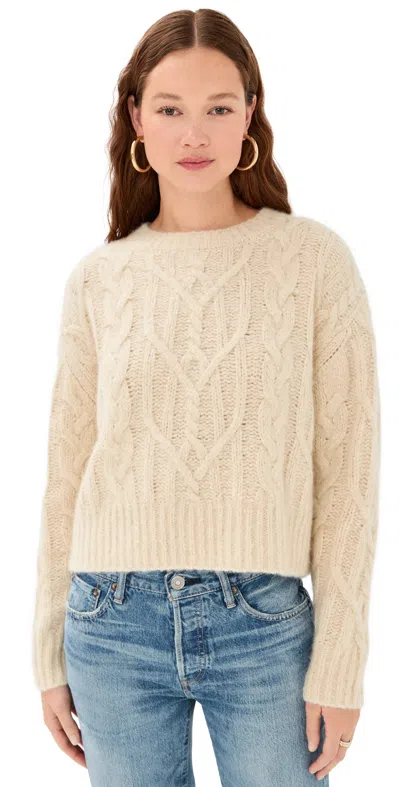 Nili Lotan Ashley Cashmere Sweater Beige Melange In Neutral