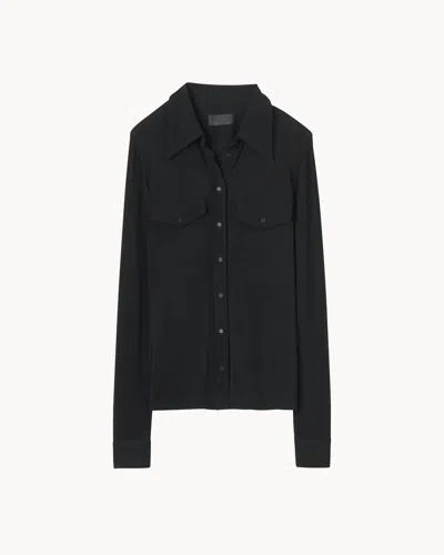 Nili Lotan Aveline Shirt In Black