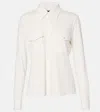 Nili Lotan Jeanette Long-sleeved Shirt In Silk In White