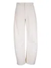 Nili Lotan Barrel-leg Trousers In Neutrals