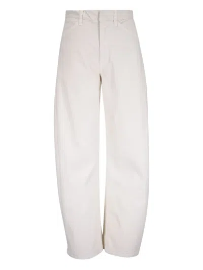 Nili Lotan Barrel-leg Trousers In Neutrals