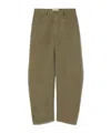 Nili Lotan Belt Loop Casual Pants In Green