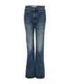 Nili Lotan Belt Loop Denim Trousers In Blue
