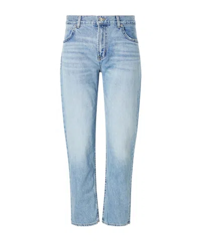 Nili Lotan Lorimer Straight-leg Jeans In Blue