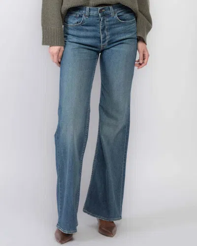 Nili Lotan Belt-loop Jeans In Blue