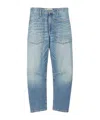 Nili Lotan Belt-loop Jeans In Blue