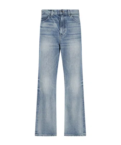 Nili Lotan Belt-loop Jeans In Gray
