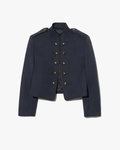 Nili Lotan Betsy Wool Jacket In Blue