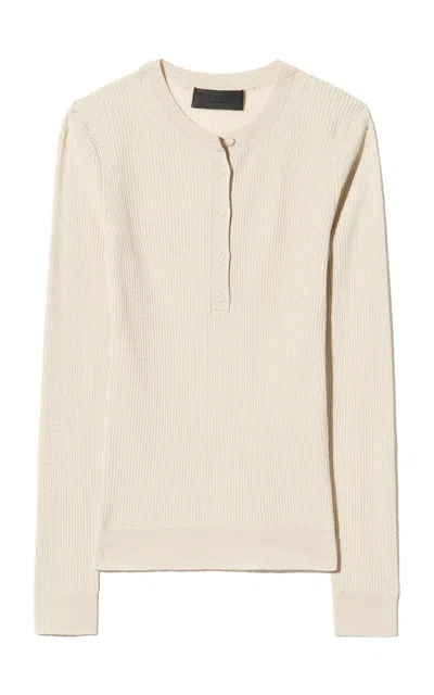 Nili Lotan Bijoux Wool Sweater In Ivory