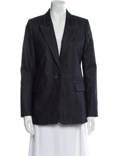 Pre-owned Nili Lotan Blazer In Blue