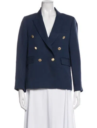Pre-owned Nili Lotan Blazer In Blue