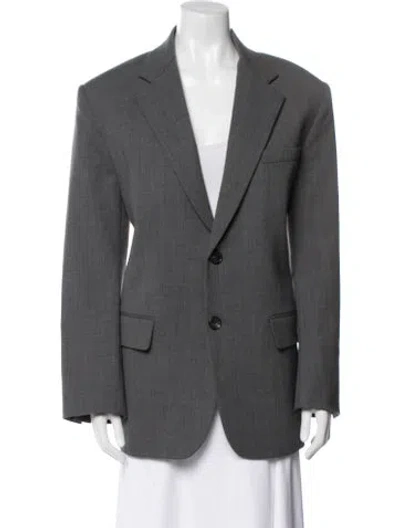 Pre-owned Nili Lotan Blazer In Gray