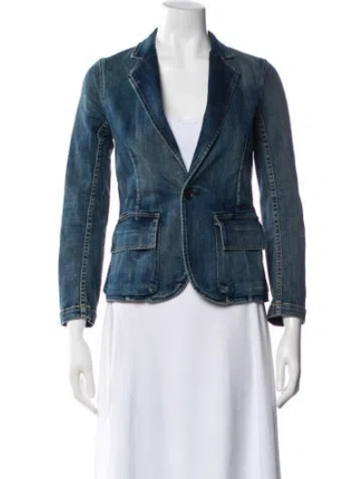 Pre-owned Nili Lotan Blazer In Gray