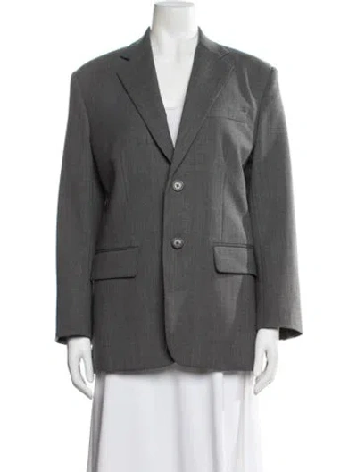Pre-owned Nili Lotan Blazer In Gray