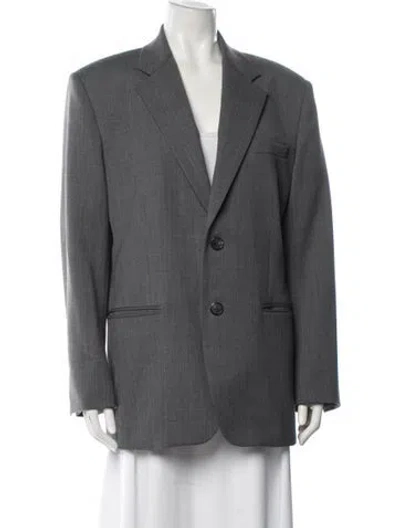 Pre-owned Nili Lotan Blazer In Gray