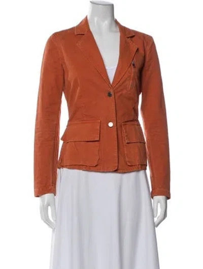 Pre-owned Nili Lotan Blazer In Orange