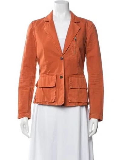 Pre-owned Nili Lotan Blazer In Orange