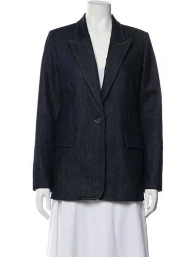 Pre-owned Nili Lotan Blazer W/ Tags In Blue