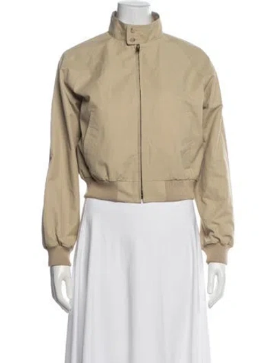 Pre-owned Nili Lotan Bomber Jacket In Neutral