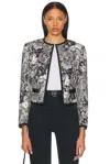 Nili Lotan Bono Jacket Mixed Paisley Print