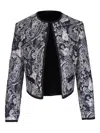 Nili Lotan Bono Jacket Mixed Paisley Print