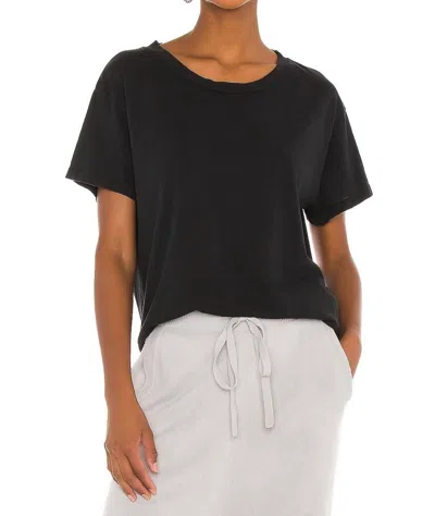 Nili Lotan Brady Tee In Washed Black