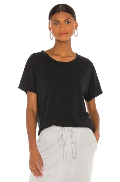 Nili Lotan Brady Tee In Washed Black