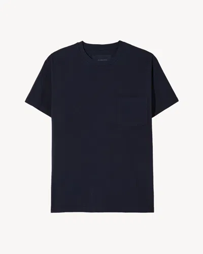 Nili Lotan Brandon Tee In Dark Navy