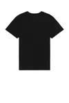 Nili Lotan Bradley Tee In Jet Black