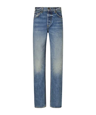 Nili Lotan Briana Straight-leg Jeans In Blue