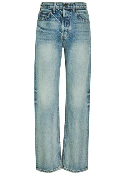 Nili Lotan Briana Straight-leg Jeans In Blue
